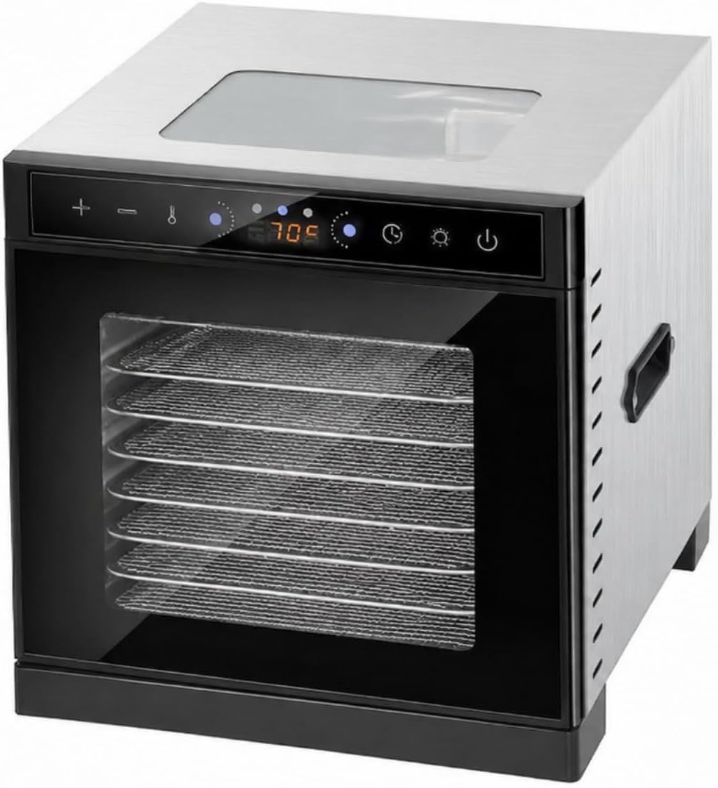 HuadaXtai déshydrateur alimentaire, 400 W, 31x32x325 cm, Noir, style to 1