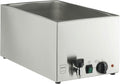 METRO Professional Cuves de bain-marie pour aliments, 34 x 61 x 28.3, 30 L, Argenté, Bain Marie électrique GBM12000