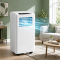 climatiseur portable ZZGZZG, 12000 BTU, 2600 W, 30 m, Blanc, Climatiseur Mobile pour Pièce jusqu'à ² avec Flux d'air 120° Angle Large