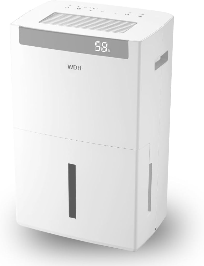 WDH déshumidificateur, 70 L, 120 m, Blanc, Aktobis -870FW d'air professionel, jusq'a /j Wifi, jusqu'a ², électrique
