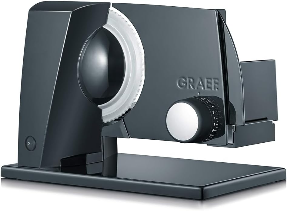 GRAEF. trancheuse électrique, Noir, Sliced Kitchen S11002 Allesschneider S11002 Schwarz