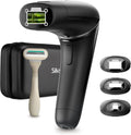 Silk'n épilateur à lumière pulsée, Noir, - 7 - Appareil d'épilation IPL avec tête rotative, 3 accessoires et rasoir - Visage