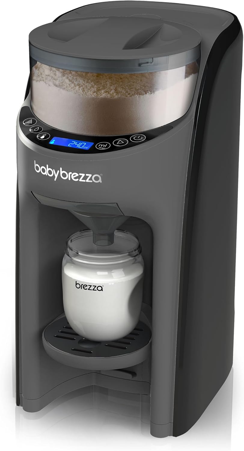 Baby Brezza Doseurs, Gris, Préparateur de biberons automatique Formula Pro Advanced