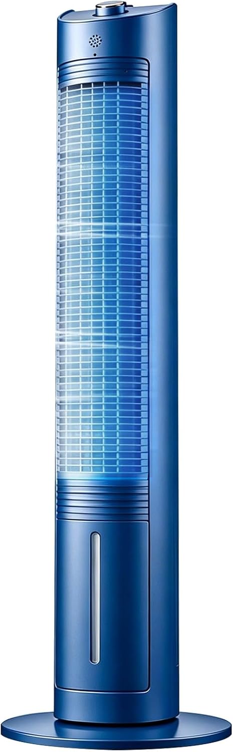 WUXTOKV Ventilateurs colonne, 30 W, 220 V/50Hz, 3,6 L, 100 cm, Blanc, Colonne Ventilateur Silencieux, Climatiseur Colonne
