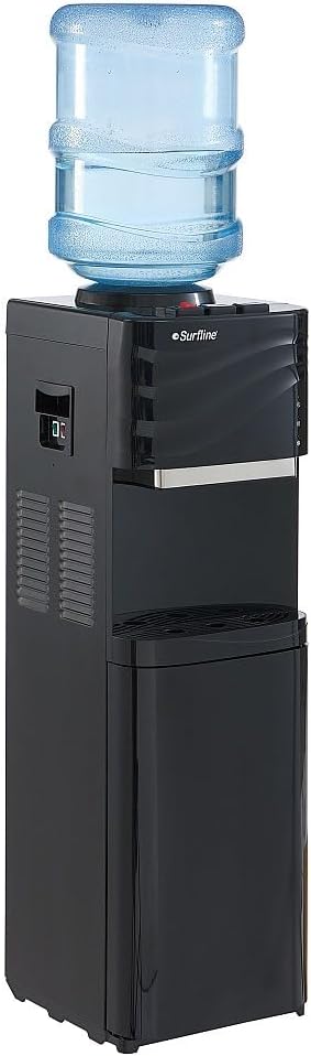 Vente- fontaine à eau, 18 L, Plastique, Noir, - bonbonne - Eau Froide/Chaude - 11 / - - FORTEX