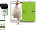 Omlet Cages et poulaillers, Vert, Porte Automatique pour Poulailler avec Wi-FI, Ouvre et Ferme Automatiquement