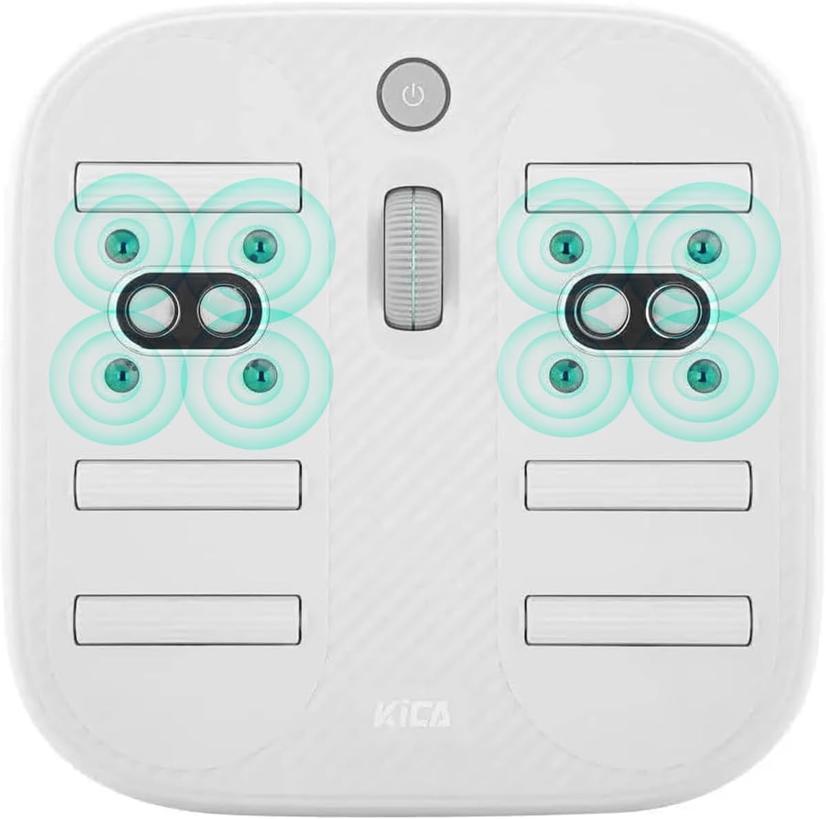 Kica appareil de massage des pieds, 7 mm, Noir, Masseurs électriques pour les Pieds avec Réflexologie Profonde