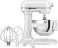 KitchenAid robot pâtissier, 5.2 L, Blanc, Heavy Duty, Corps & Engrenages Tout Métal, 11 Vitesses, Flex Edge