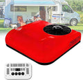 XUXIAO Climatiseurs, 12 V 400–850 W | 24 V 850 W, 12 V DC / 24 V DC, 12 V, 24 V, 2200 W, Rouge, Climatiseur de Toit DC / pour Camping-Car et Poids