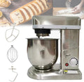 SXYKXYDL robot pâtissier, 7 L/10 L, 500 W, 7 L, 10 L, Acier inoxydable, Argenté, électrique de Cuisine, 3 Vitesses