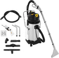 canapé ERSINIAN, Noir, Nettoyeur de Tapis Professionnel Portable à 4 Roues, aspirateur extracteur 3 en 1, Le Nettoyage de Tapis