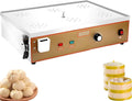 JINTVO Cuiseurs vapeurs électriques, 48 x 29 x 20 cm, 2000 W, Acier inoxydable, Noir, Cuiseur Vapeur Professionnel Pour Dim Sum Et Brioches