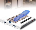 Machine polisseuse, 350 x 353 x 53 mm., 12 V., 55-55 dB., 260 tr/min, polymère ABS., Noir, de nettoyage de semelle de chaussures