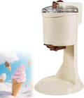 Xjymposium sorbetière, 558 x 393 x 636 mm, 1000 ml, 15 W, 220 V, Beige, Machine à Glace Italienne Semi-Automatique