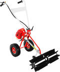 SHZICMY Outils de nettoyage, Noir, Balayeuse à essence - Démarreur électrique - Pelle à neige - 43 cc - 1