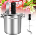 YXZYFPP robot pâtissier, 15 L, 25 L, 40 L, Noir, Professionnel / /, Automatique avec 4 Lames et racleur, assaisonnements pour (Size_Name )