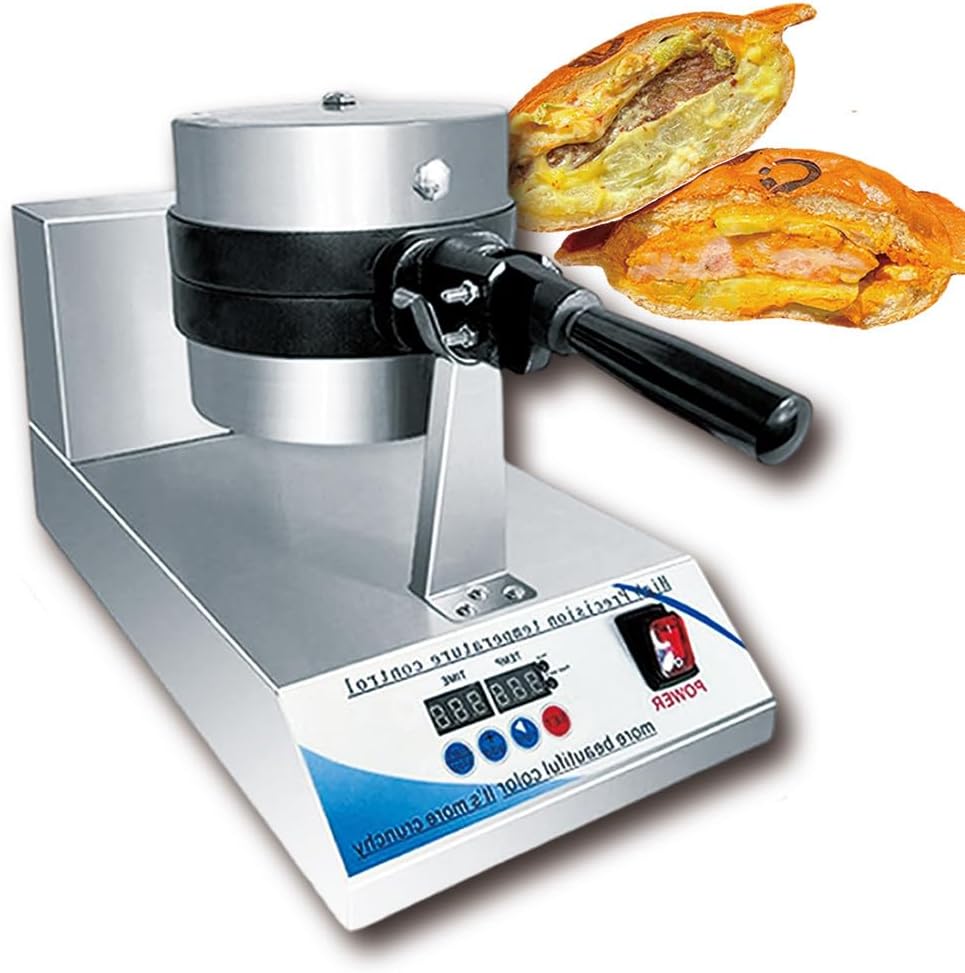 Machine sorbetière, 1200 W, Argenté, à hamburgers électrique UFO, professionnelle, affichage numérique, châssis en acier inoxydable