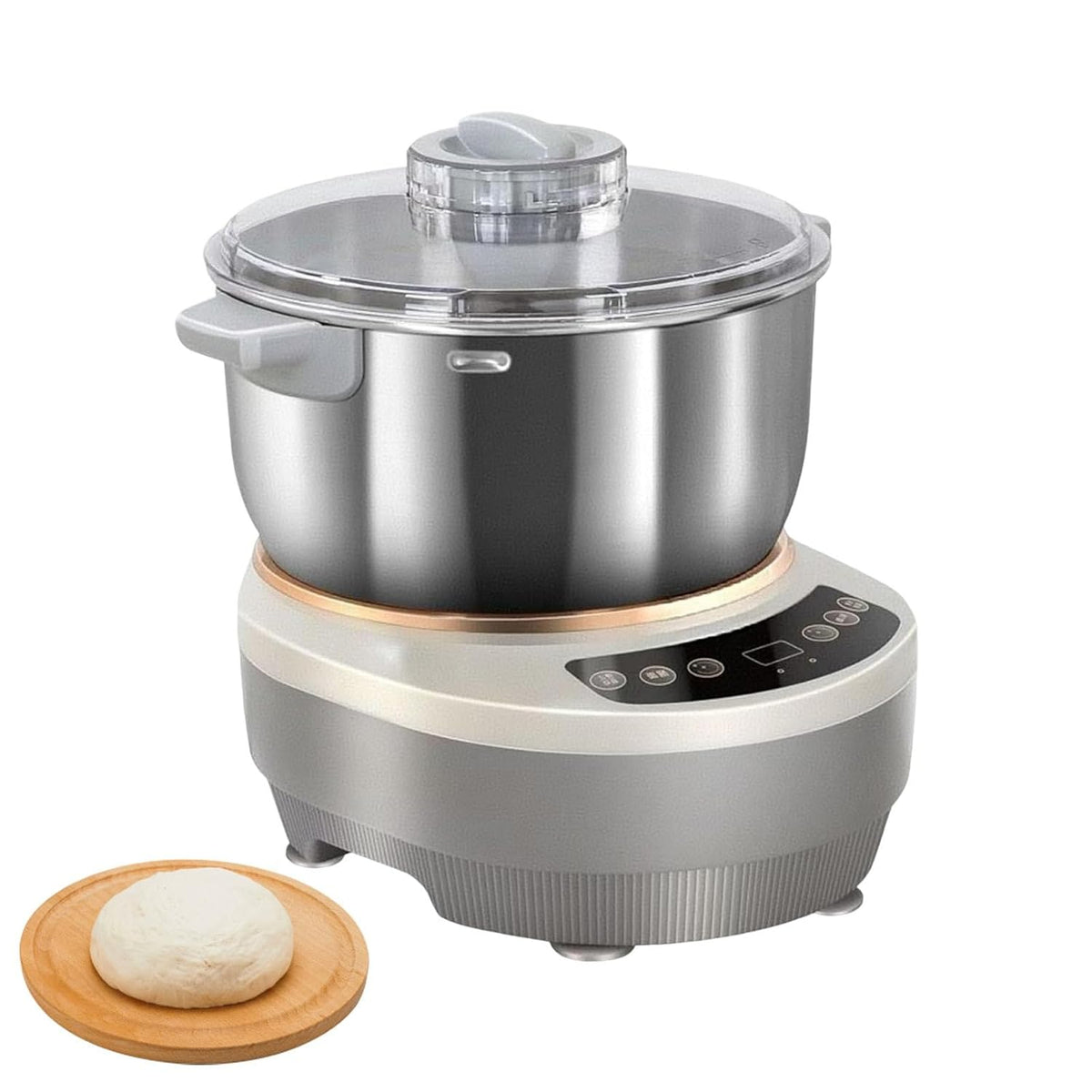 Lissontine robot pâtissier, 5 L, 7 L, Noir, Machine à Pâte Automatique /, Robot à Pâte électrique Pour Pain Pizza Dumplings Sourdough