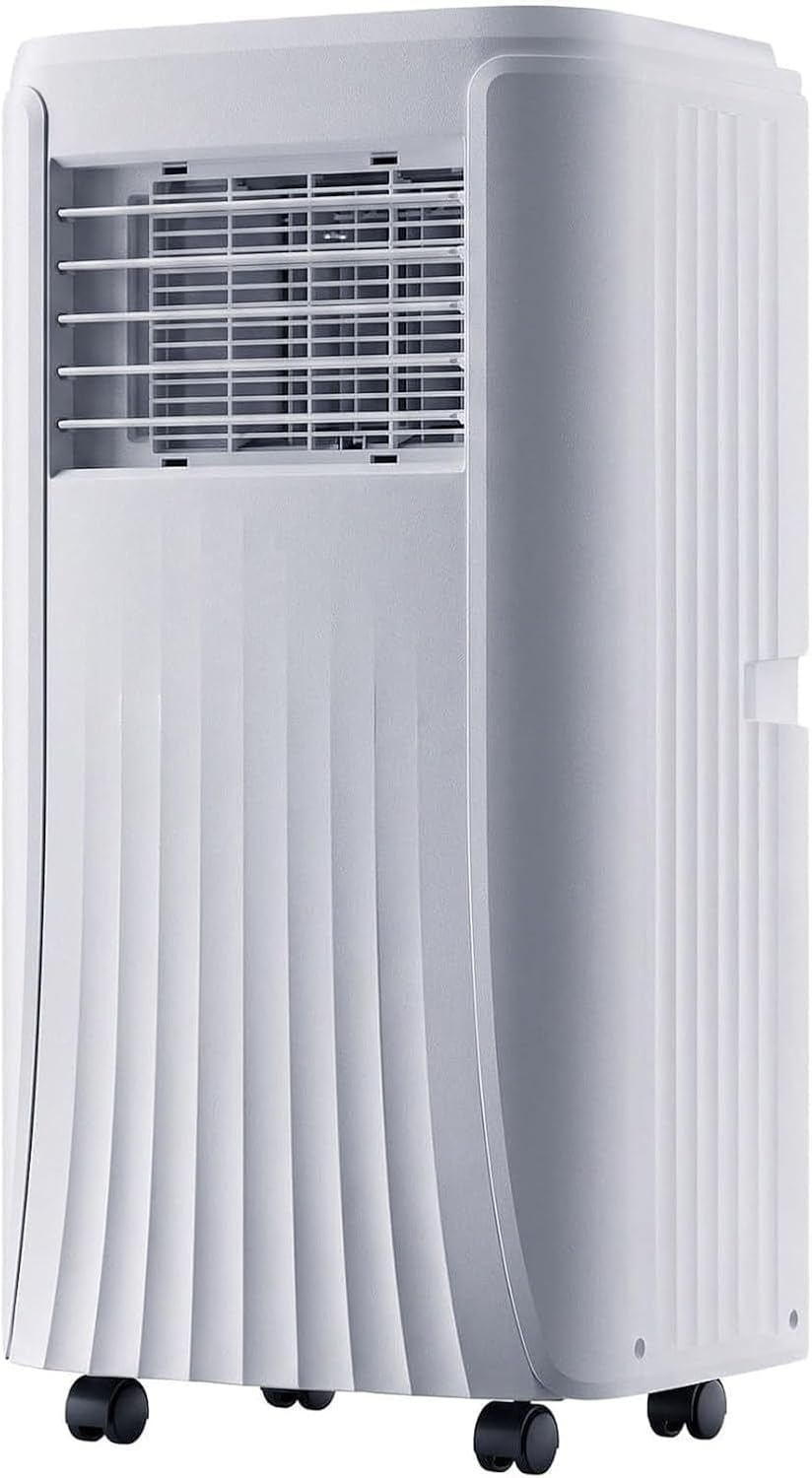 climatiseur portable HURUMA, 12000 BTU, 28 m, 7000 Btu, Blanc, 3-en-1 Ventilateur Deshumidificateur avec Kit d'Evacuation pour Fenetre