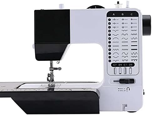 wanghaiyanBD machine à coudre, Gris, industrielle robuste, machine à broder portable avec 38 points intégrés