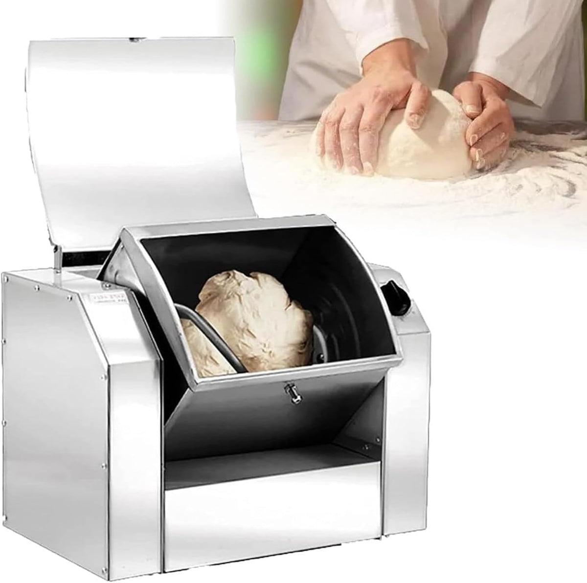 Pétrisseur robot pâtissier, 1100 W, 1500 W, Noir, vertical électrique, professionnel sur socle de /