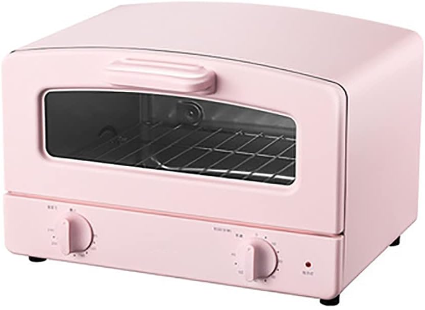 MXXHFC Mini fours, 12 L, 1000 W, 220-50 Hz, Rose, Four électrique, Combinaison de Gril et de Cuisson, comptoir de Four à Convection