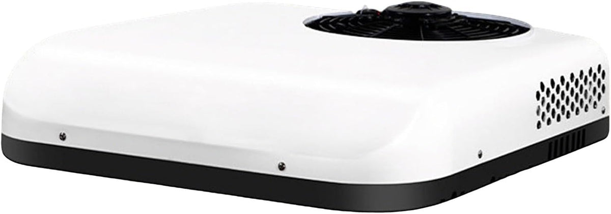 GmhXylophyte onduleur, 68,5 cm × 68 cm × 14,5 cm, 850 W, 24 V / 12 V, à partir de 20 dB, 12 V, Blanc/Rouge, Climatiseur De Toit pour Camping-Car