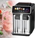 JJENXYYDS machine à glaçons, 120 W, 1,5 L, Gris, portable et compacte, d'une capacité, produit 12 glaçons en 6 à 10 minutes