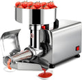 SHENGSHIYU Presse-purée, 20 à 60 kg/h, 450 W, 60 kg, Argenté, Presse à Fruits électrique Pure‑copper Winding Motor 20‑ /H