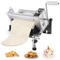 VEVOR Machines à pâtes manuelles, 12 mm, Argenté, Laminoir à Pâte Épaisseur Réglable Maximale, Machine à Pâte Manuelle et Rouleau à Fondant