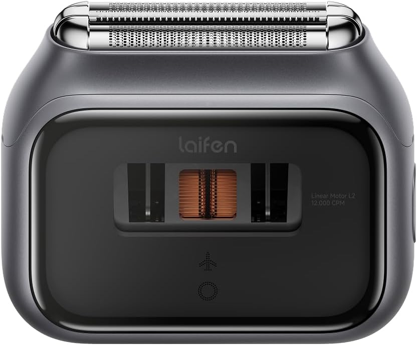 Laifen Rasoirs à grille, 2x12, Gris, P3 Pro Rasoir Électrique, k Coupes/min, Autonomie 100 min