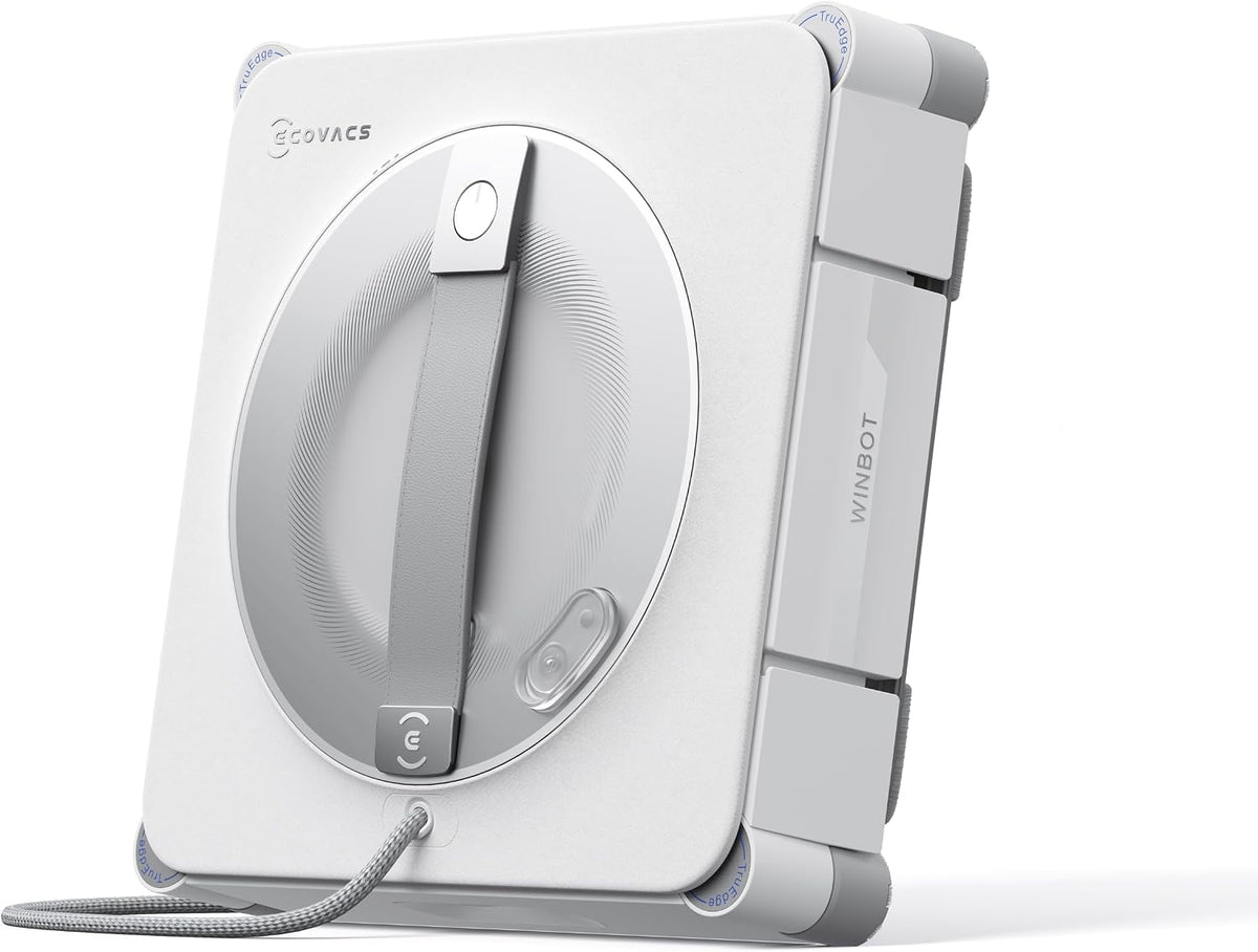 ECOVACS Robots aspirateurs, Noir, WINBOT W2S Pro Robot Lave-vitres, Nettoyage bord à bord, Navigation intelligente