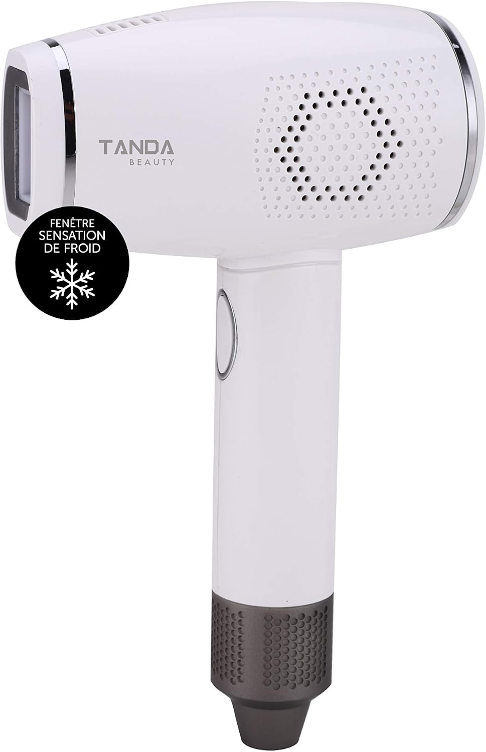 TANDA Beauty épilateur à lumière pulsée, Noir, Epilateur Lumière Pulsée Ice Touch