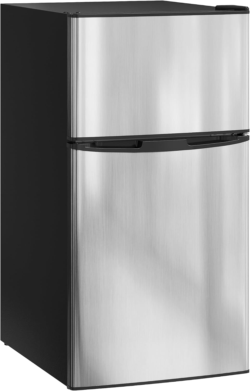 HOMCOM réfrigérateur, 88 L, 25 L, 63 L, Noir, congélateur Silencieux, 2 Portes Réversibles, Mini frigo +, Éclairage