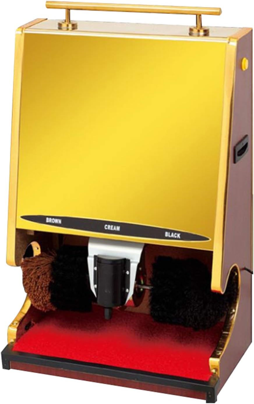 JFGCTYHXY Cirages pour chaussures, 60 W, Rose/Doré, Cireuse à chaussures, Machine à induction automatique for hall d'hôtel