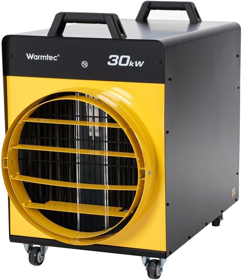 WARMTEC Radiateurs électriques, 30 kW, 400 V, Argenté