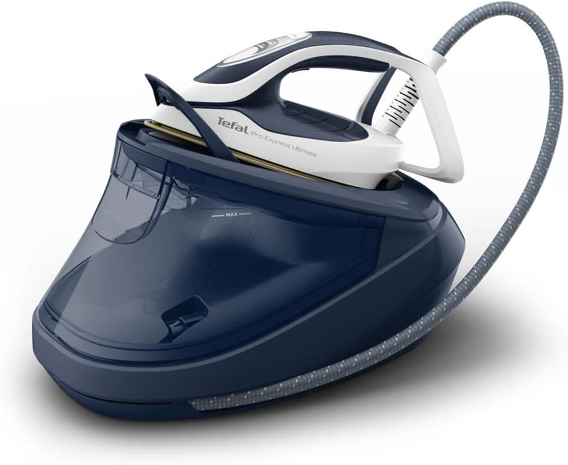 Tefal centrale vapeur, 170 g, 590 g, Noir, GV9720 Pro Express Ultimate, Pression puissante de 8 bars, Sortie de vapeur constante : /min
