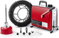ZELCAN Furets déboucheurs, 400 W, 30 mm, 100 mm, Noir, Déboucheur Électrique Professionnel, Machine de Nettoyage de Canalisation d'Égout 400r/min