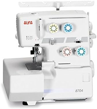 Alfa surjeteuse, Noir, 8704 Machine à Coudre Professionnelle