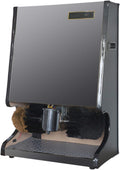 sfaSDGAwer Kits de cirage, 51*26*73 cm, 60 W, acier inoxydable + panneau composite for meubles., Noir, Cireuse à chaussures électrique