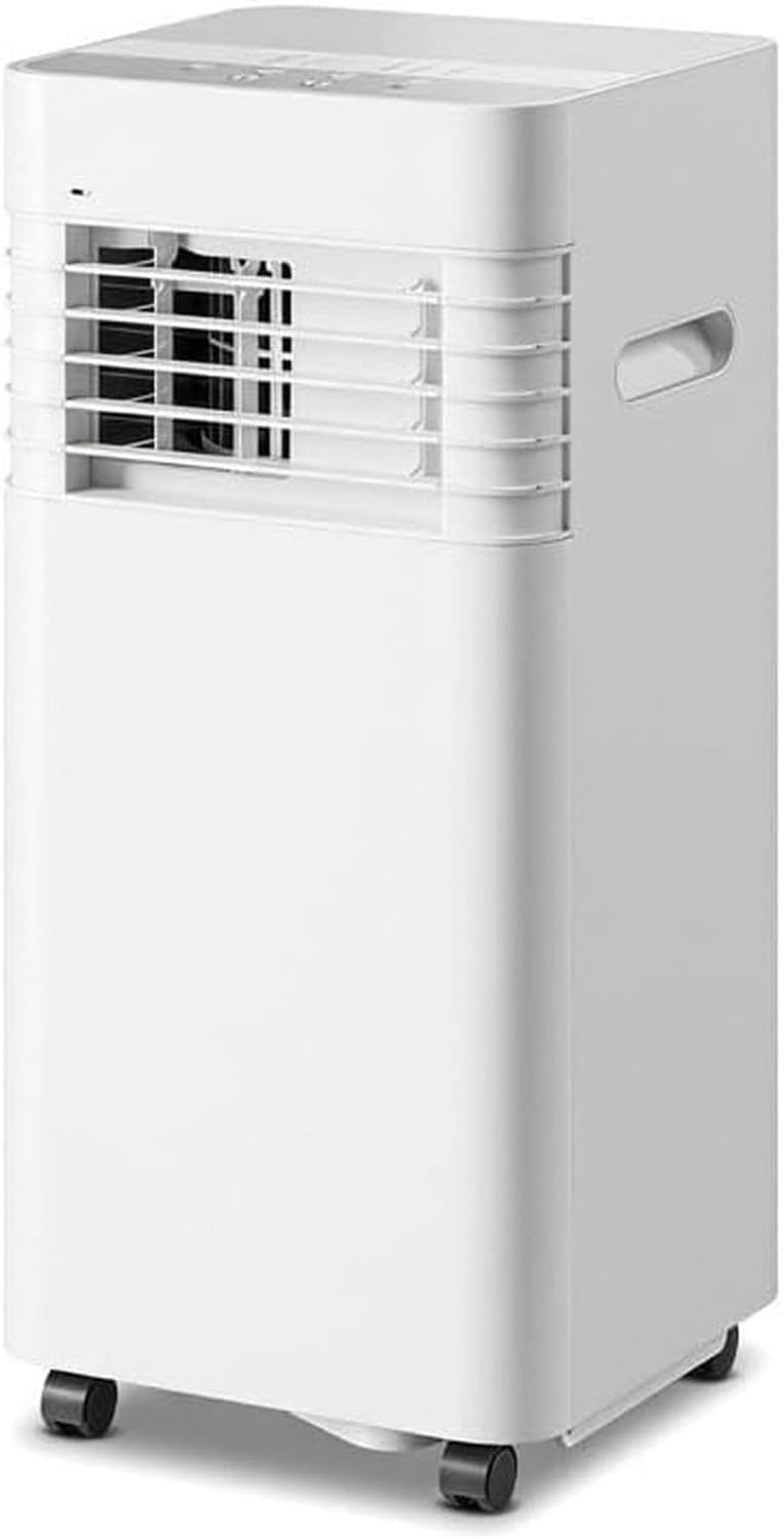 climatiseur portable HUANQIN, 12000 BTU, 30 m, 5000 BTU, Blanc, Climatiseur Mobile pour ², Télécommande, Minuterie 24H