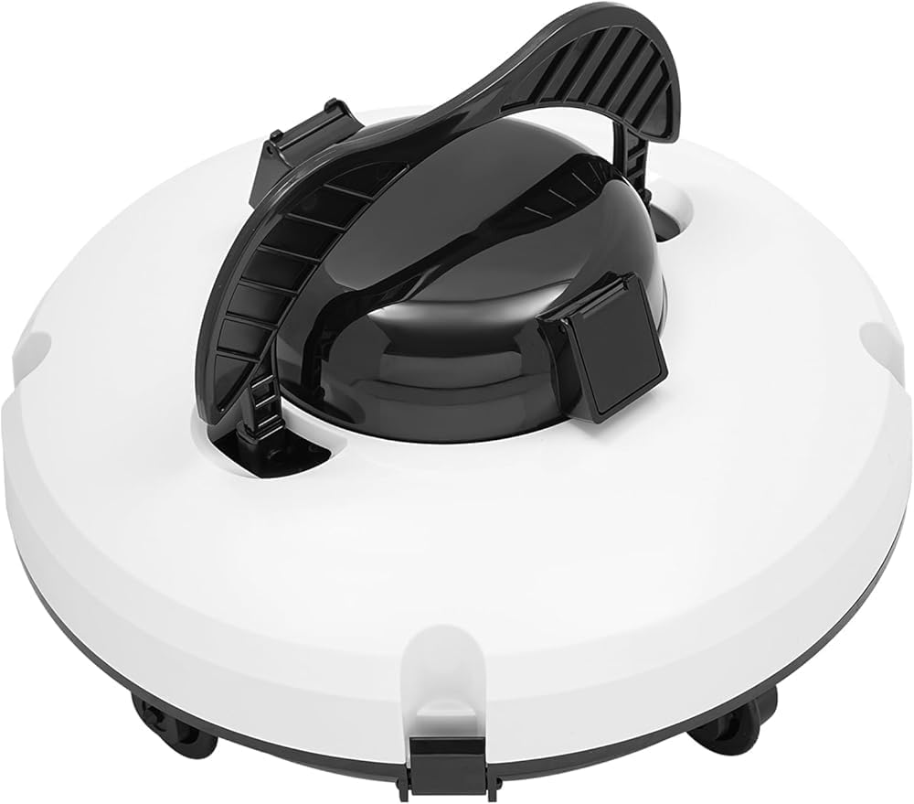 Robot Systèmes de nettoyage automatique, blanc., nettoyeur de piscine sans fil, aspirateur de piscine rechargeable avec longue durée de vie