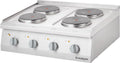 STALGAST Réchauds, 10.4 kW, Noir, Réchaud Électrique 4 Plaques à Poser