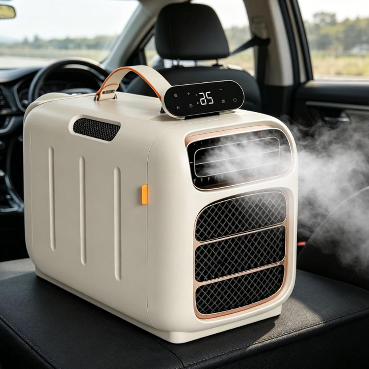 climatiseur portable smafoseedding, 49 x 26,5 x 33,6 cm, environ 45 dB, 4700 Btu, Blanc, Climatiseur Mobile