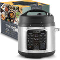 CROCK-POT Autocuiseurs, 5,6 L, Noir, Crockpot Turbo Express multicuiseur sous pression, (6+ personnes), 14 options de cuisson en 1