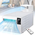 Cashwise rafraîchisseur d'air, Optimisé pour des espaces jusqu'à 5 m², Ultra-silencieux (moins de 38 dB), 280 W, Gris argenté