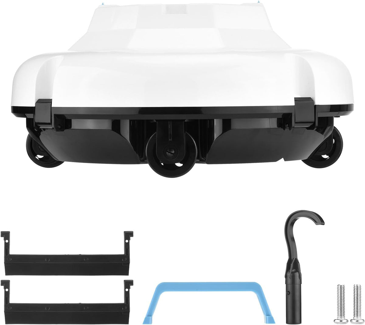Asixxsix Systèmes de nettoyage automatique, Noir, Robot Nettoyeur de Piscine sans Fil