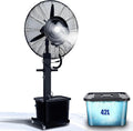 LXHGVKHJ rafraîchisseur d'air, 320 W, 240 V, 65 cm, 42 L, Noir, Ventilateur Industriel Brumisateur Sur Pied