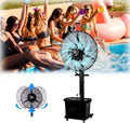 DFGHNBVC rafraîchisseur d'air, 76 Cm, 30 Pouces, 42 Litres, Blanc, Ventilateur Sur Pied Et Brumisateur Industriel