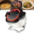 Glowdora Cuiseurs à riz, 1000 W, 2000 W, 220 V, Noir, Appareil De Cuisson Automatique /, Cuve Rotative À 360°